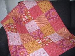 Babydecke, Krabbeldecke, Baby Quilt, Blanket, Girl Bedding, Babydecke
