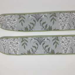 Laura Ashley Parterre Sage Handmade Pair Of Curtain Tie Backs Piped Hedgerow Green - thumbnail 2