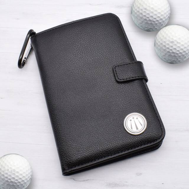 Awen Inspiration Design - Personalised Leatherette Golf Organiser Complete With Divot Repairer, Marker, Tees, Scorecard & Pencils - image 1