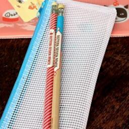 Kawaii Pen Storage - Marker Organization Case- Stationery Pouch With Mesh Back K32.15 - thumbnail 3