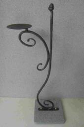 Vase Holder Or Candle Wrought Iron For Garden