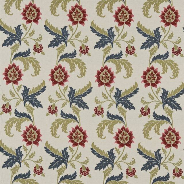Morris & Co Evenlode Trail Velvet Lined Door Curtain - image 1
