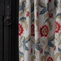 Morris & Co Evenlode Trail Velvet Lined Door Curtain - thumbnail 2
