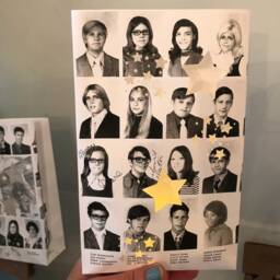5 Yearbook Luminaries, Reunion Decor, Custom Made From Your Pages, Decor For High School & College Reunions, Retro, Class - thumbnail 3