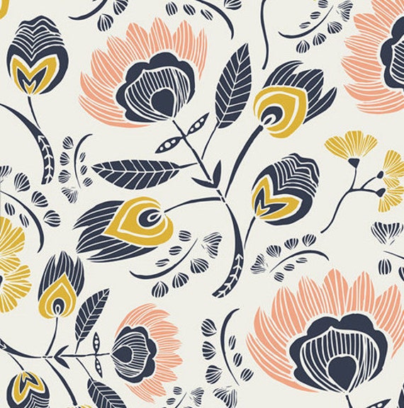 Floral Mini Crib Sheet Leah Duncan Cotton Baby Bedding - image 1