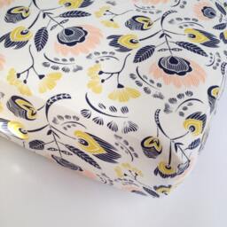 Floral Mini Crib Sheet Leah Duncan Cotton Baby Bedding - thumbnail 2