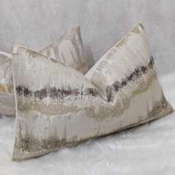 Aztec Inca Cream - Natural Mocha Cushion Cover, Inca Decorative Pillow Design, , Sofa Throw & Bed Rectangle Cover - thumbnail 1