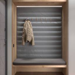 Personalized/Custom Made Wall Panels & Bench Seat/ Hallway Furniture/ Tufted Seats/ Any Size -Easy To Install - thumbnail 2