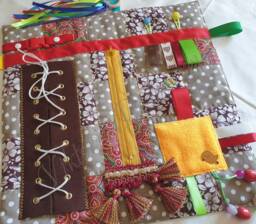 Fidget Quilt, Activity Blanket, Busy Blanket For Alzheimer's/Dementia, Occupational Therapy, Gift Grandfather, Senior