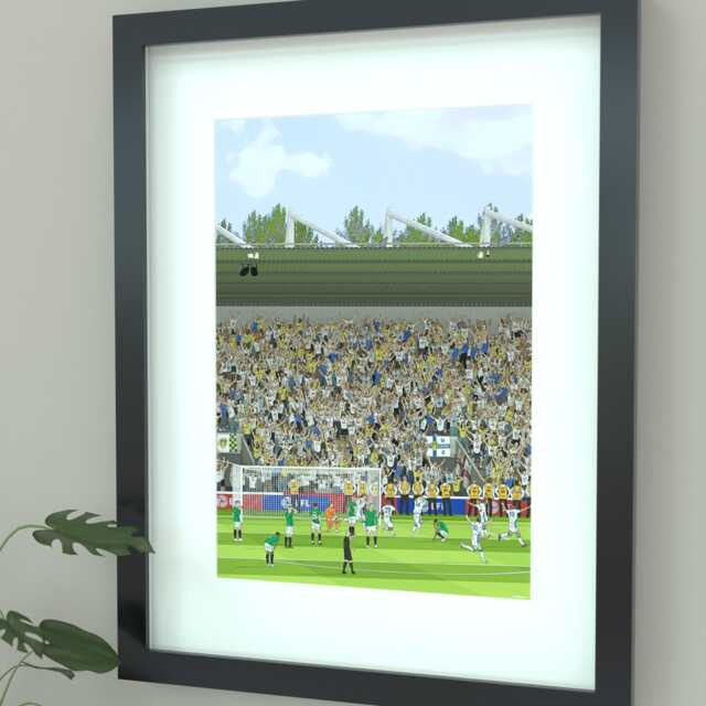 Leeds United Championship Winners 2025 Print - Elland Road Manor Solomon Art Iconic Poster Gift - image 1