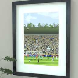 Leeds United Championship Winners 2025 Print - Elland Road Manor Solomon Art Iconic Poster Gift - thumbnail 1