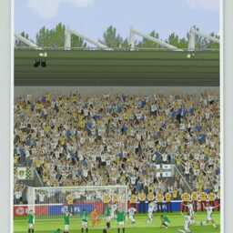 Leeds United Championship Winners 2025 Print - Elland Road Manor Solomon Art Iconic Poster Gift - thumbnail 2