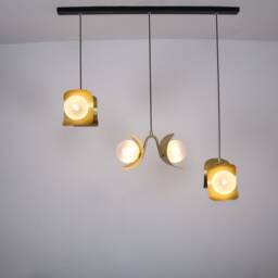 Kitchen Island D??cor Lighting, Flattened Glass Pendant Ceiling Lights, Decor Mid Century Light Fixture - thumbnail 4