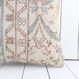 Vintage Turkish Kilim Pillow Cover Bohemian Cushion - 18''x18'' - thumbnail 2