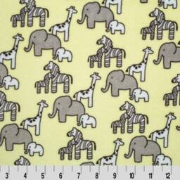 Personalized Baby Blanket-Zoo Animal Minky Baby Blanket-Elephant Blanket-Giraffe Blanket-Zebra Minky Blanket-Animal Nursery - thumbnail 2