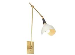 Brass Wall Lamp Handmade Vintage Bougie Sciccoso , Handcrafted Light Kitchen Bedside Bathroom Reading - thumbnail 1