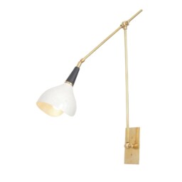 Brass Wall Lamp Handmade Vintage Bougie Sciccoso , Handcrafted Light Kitchen Bedside Bathroom Reading - thumbnail 2