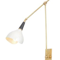 Brass Wall Lamp Handmade Vintage Bougie Sciccoso , Handcrafted Light Kitchen Bedside Bathroom Reading - thumbnail 3