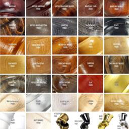 4 Wood Round Furniture Feet Turned Replacement Legs 200mm High Chairs Stools Sofa Beds Settee & Cabinets M8 Various Colours 8 Inch High - thumbnail 3