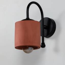 Concrete Terracotta Wall Sconce, Modern Light Spot, Decor - thumbnail 2