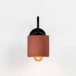 Concrete Terracotta Wall Sconce, Modern Light Spot, Decor - thumbnail 3