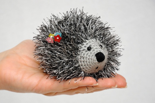 Crochet Hedgehog Flowers Baby Toy Mini Miniature Pet Kids Toys Plush Stuff Toy Stuffed Animal Amigurumi Birthday Gift Ideas - image 1