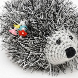 Crochet Hedgehog Flowers Baby Toy Mini Miniature Pet Kids Toys Plush Stuff Toy Stuffed Animal Amigurumi Birthday Gift Ideas - thumbnail 2