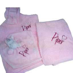 Personalised Baby/Toddler Kids Hoodie, Snoodie, Optional Waffle Blanket & Comforter. Baby Gift, Shower, Oversized Kids Loungewear