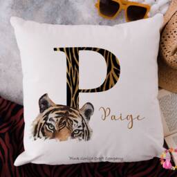 Tiger Cushion, Pillow, Lover, Gift, Gift For Him, Safari Decor, Mum, Her, Cushion, Decor - thumbnail 3