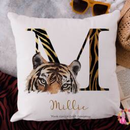 Tiger Cushion, Pillow, Lover, Gift, Gift For Him, Safari Decor, Mum, Her, Cushion, Decor - thumbnail 2