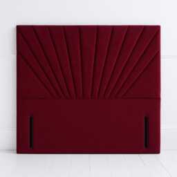 Plush Velvet Floor Standing Headboard - Modern Amber Design - thumbnail 2