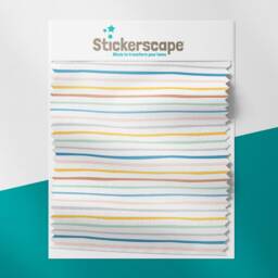 Colourful Stripes Roller Blind, Children's Made To Measure, Striped Roller Blind For Nursery, Patterned - thumbnail 2
