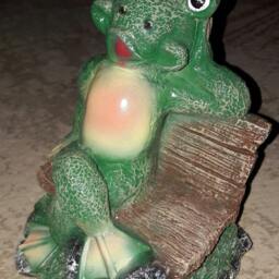 statue Frog Lawn Garden Toad Outdoor Flowerbed Sculpture Back Yard Keepsake Decorative Figurine Wildlife Animal Feng Shui Patio Gifts - thumbnail 4