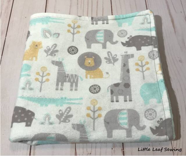 Lovey Blanket, Animal Flannel Minky Blanket For Girl, Boy, Security Lovey Baby - image 1