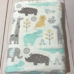 Lovey Blanket, Animal Flannel Minky Blanket For Girl, Boy, Security Lovey Baby - thumbnail 4
