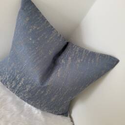 Set Of 2 Blue & White Decorative Cushion Covers, Highest Quality Handmade Pillows - thumbnail 2