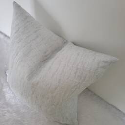 Set Of 2 Blue & White Decorative Cushion Covers, Highest Quality Handmade Pillows - thumbnail 3