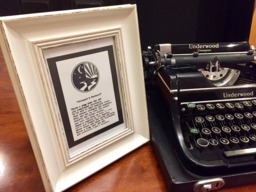 strength & Weakness. Poetry On Antique Typewriter. Ready To Be Framed. Gift Ideas For Birthday, Wedding, Anniversary, Christmas, Newborn - thumbnail 1
