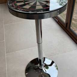 Dartboard Oche Table Adjustable - Winmau Silver - thumbnail 3
