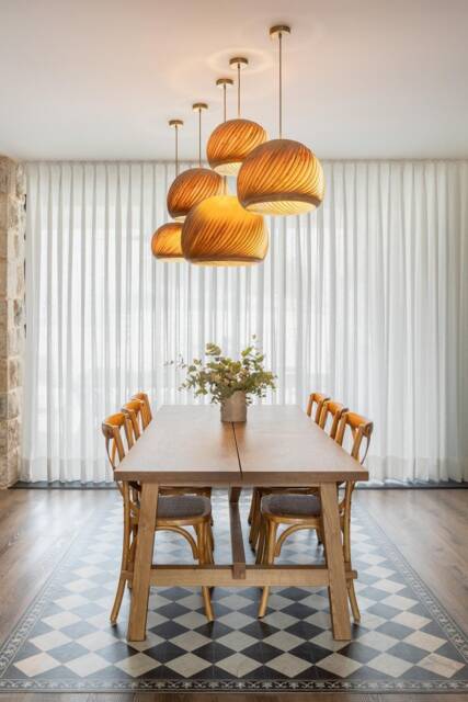 Handcrafted Bamboo Wood Japandi Pendant Lighting By Studio Vayehi -Wabi Sabi Chandelier - Us Prepaid Tariffs Dining Table Fixture Wind - image 1
