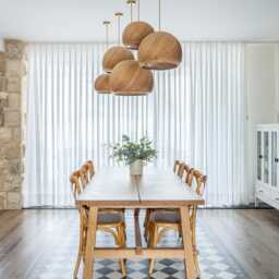 Handcrafted Bamboo Wood Japandi Pendant Lighting By Studio Vayehi -Wabi Sabi Chandelier - Us Prepaid Tariffs Dining Table Fixture Wind - thumbnail 2