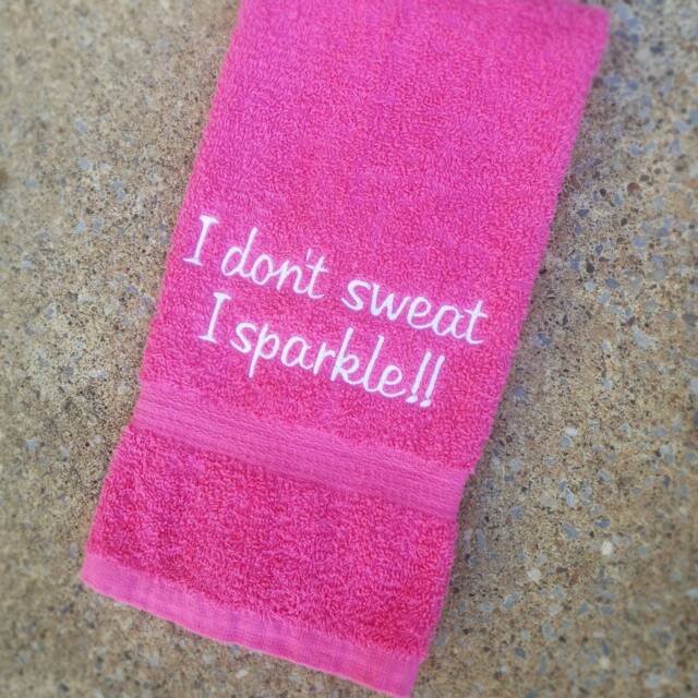 I Don't Sweat Towel, Gym Unique Gifts Gifts, Sports Fitness Exercise Towels - image 1