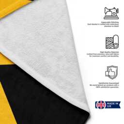 Jamaica Flag Pride Towel Jamaican National Bath Beach Gym Travel Hand Patriotic Celebration Art Gift For Home Holiday Or Sports - thumbnail 3