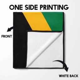 Jamaica Flag Pride Towel Jamaican National Bath Beach Gym Travel Hand Patriotic Celebration Art Gift For Home Holiday Or Sports - thumbnail 2