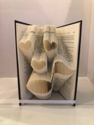 Music Note Folded Book Art - thumbnail 1