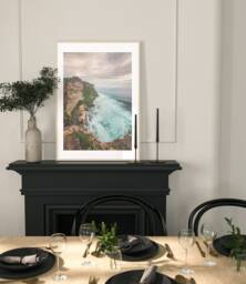 Neutral Beach Print , Ocean Poster, Contemporary Art Wall Home Decor Bedroom Minimal Print, A5, A4, A3, A3+, A2 - thumbnail 1