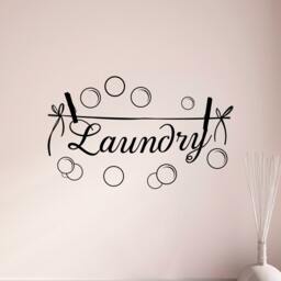 Laundry Room Wall Decal Modern Home Decor Q283 - thumbnail 1