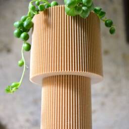 "Tall Wood Planter ""Pedestal" - thumbnail 3