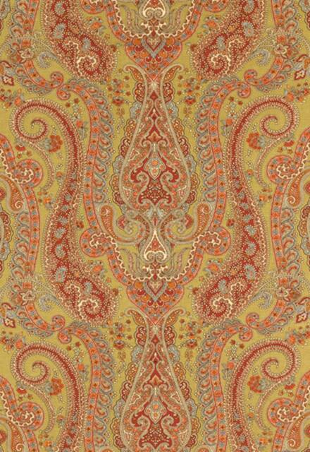 Isabella Paisley in Peridot - Pillow Cover