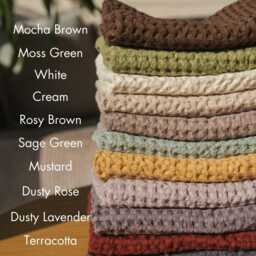 Waffle Linen Hand Towel. Dish Cloth - thumbnail 3